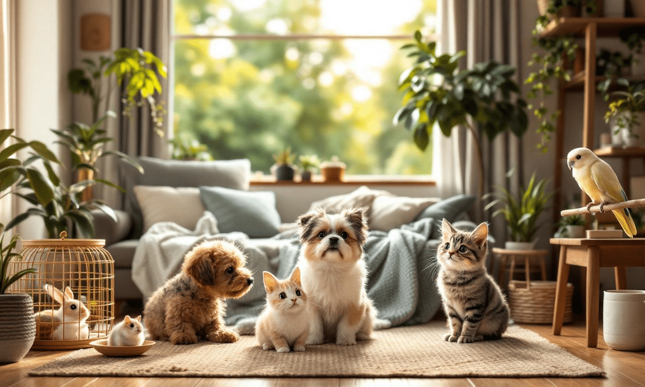 Top 5 gezelschapdieren die perfect zijn voor kleine woningen (en super lief zijn!)