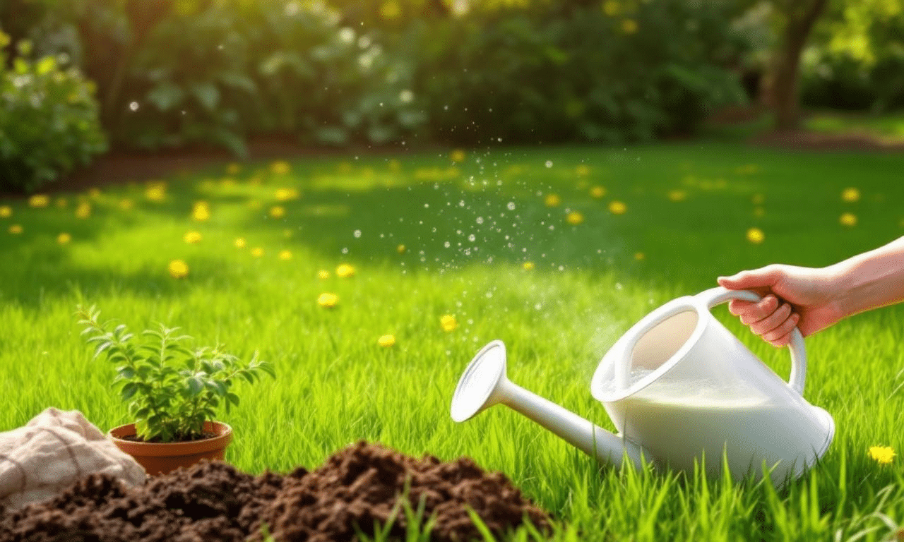 Gele plekken in je gras? Dit middeltje werkt binnen 1 dag!